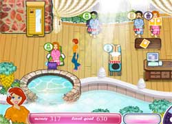 Игра для девочек: спа-салон